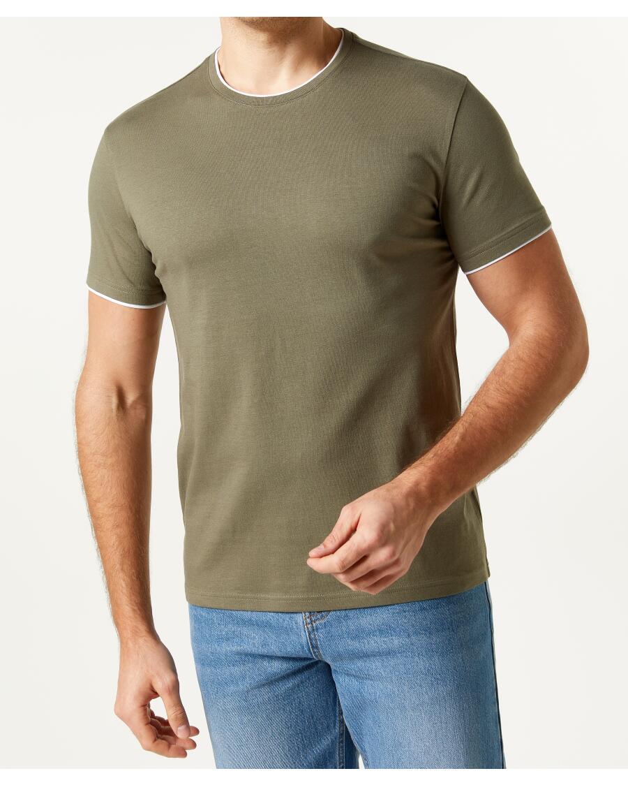 Koszulka 2 w 1 khaki