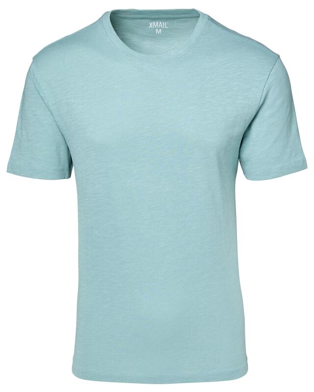 T-shirt basique homme, bleu pétrole (KiK Basic T-Shirt (petrol)) — KiK, produit allemand authentique au Maroc