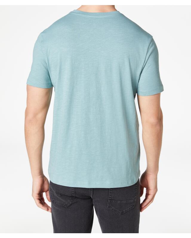 T-shirt basique homme, bleu pétrole (KiK Basic T-Shirt (petrol)) — KiK, produit allemand authentique au Maroc