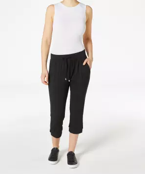 Casual broek in capri lengte