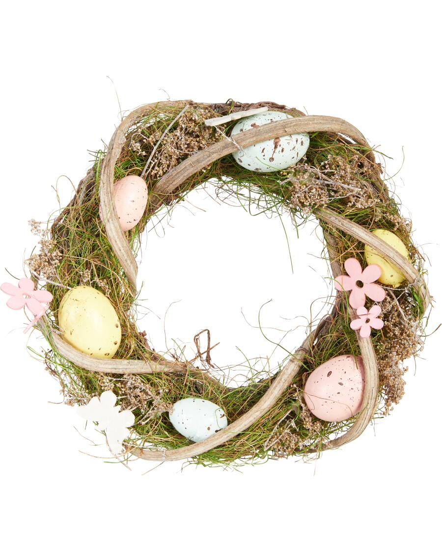 Deko-Kranz Ostern Pastell