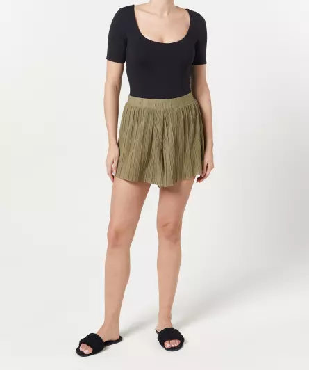 Plissee-Shorts