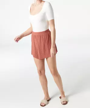 Plissee-Shorts