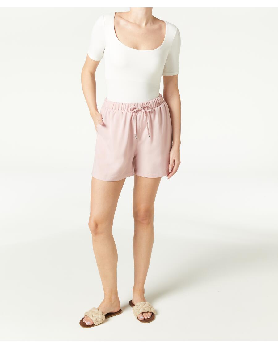 Einfarbige Shorts rosa