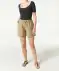 Einfarbige Shorts Khaki