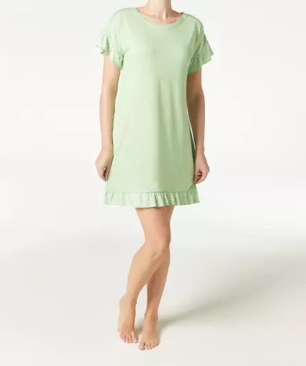 Bigshirt mit Rüschen