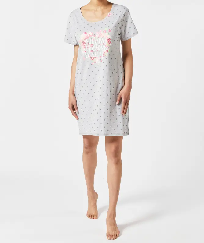 Bigshirt mit Allover-Print