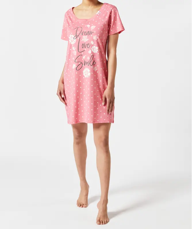 Bigshirt mit Allover-Print