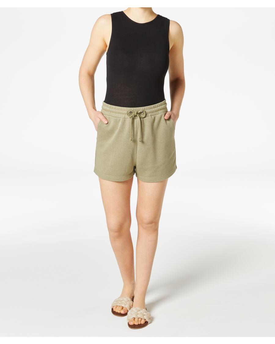 Kurze Sweatshorts Khaki