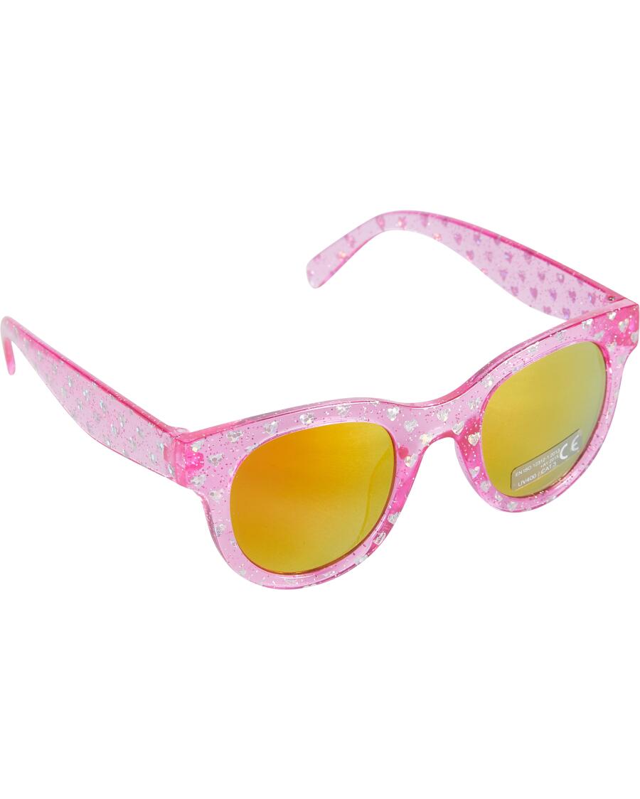 Sonnenbrille pink/weiß