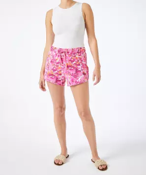 Shorts mit Blumenmuster