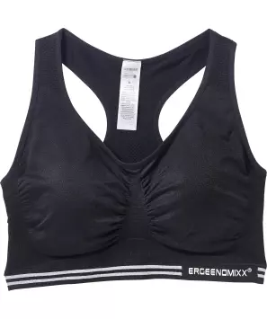 Sport-Bustier mit Kontraststreifen