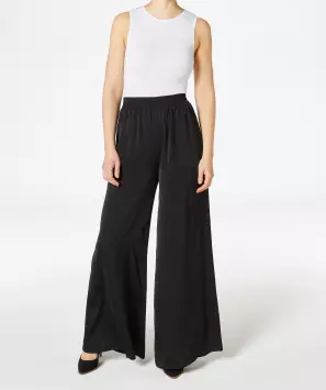 Palazzohose aus Satin