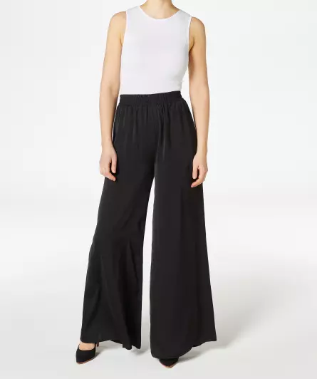 Palazzohose aus Satin