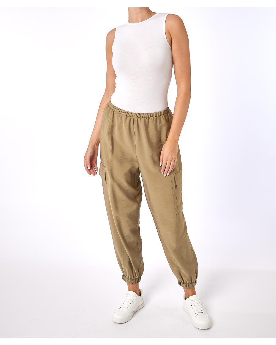 Spodnie cargo khaki