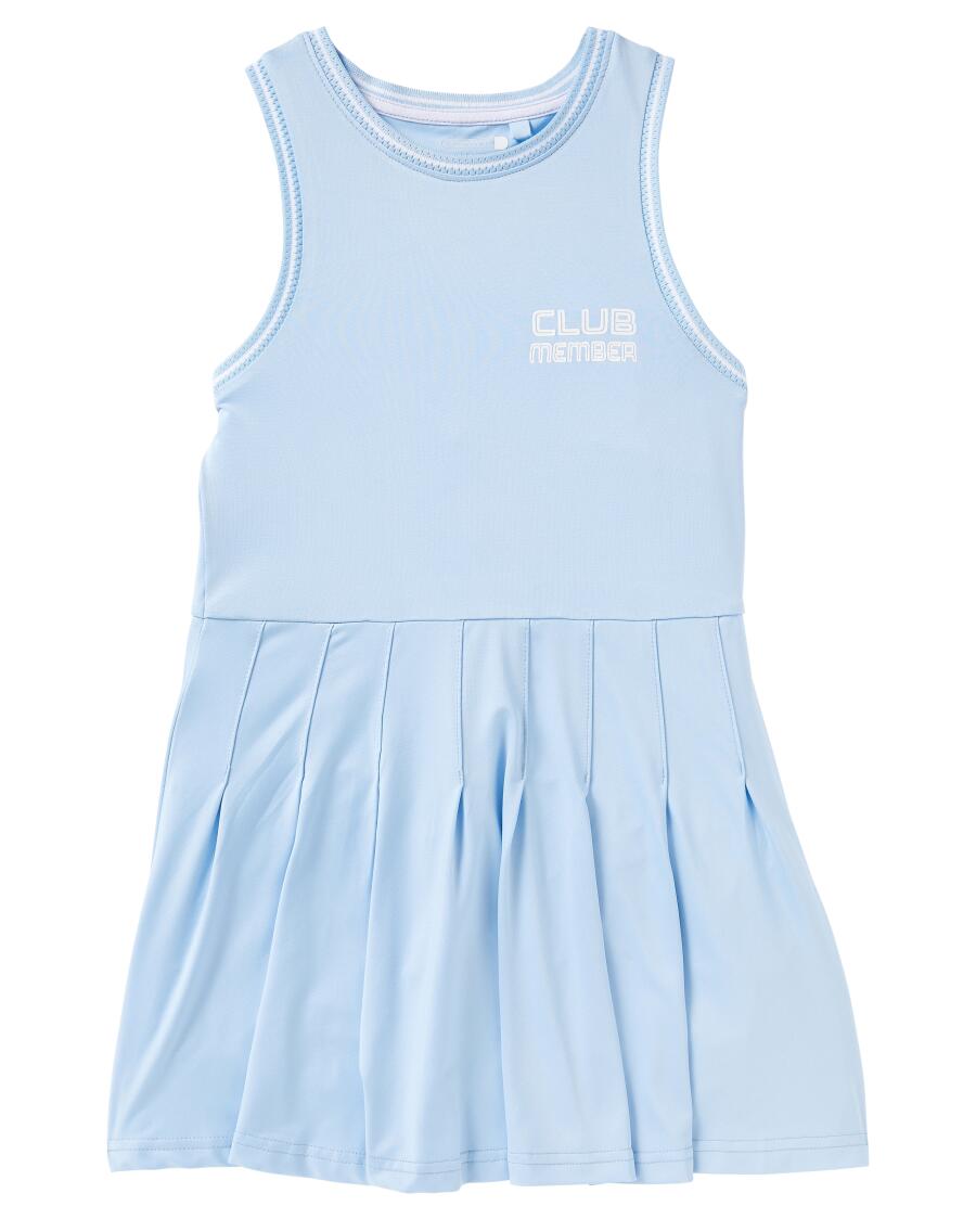 Hellblaues Tenniskleid hellblau