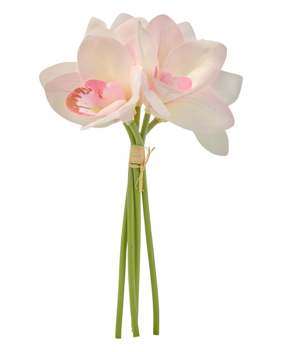 Kunstbloemen boeket lente pink