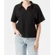 Blouse met linnengehalte