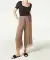 Culottes met wijde pijpen lichtbruin