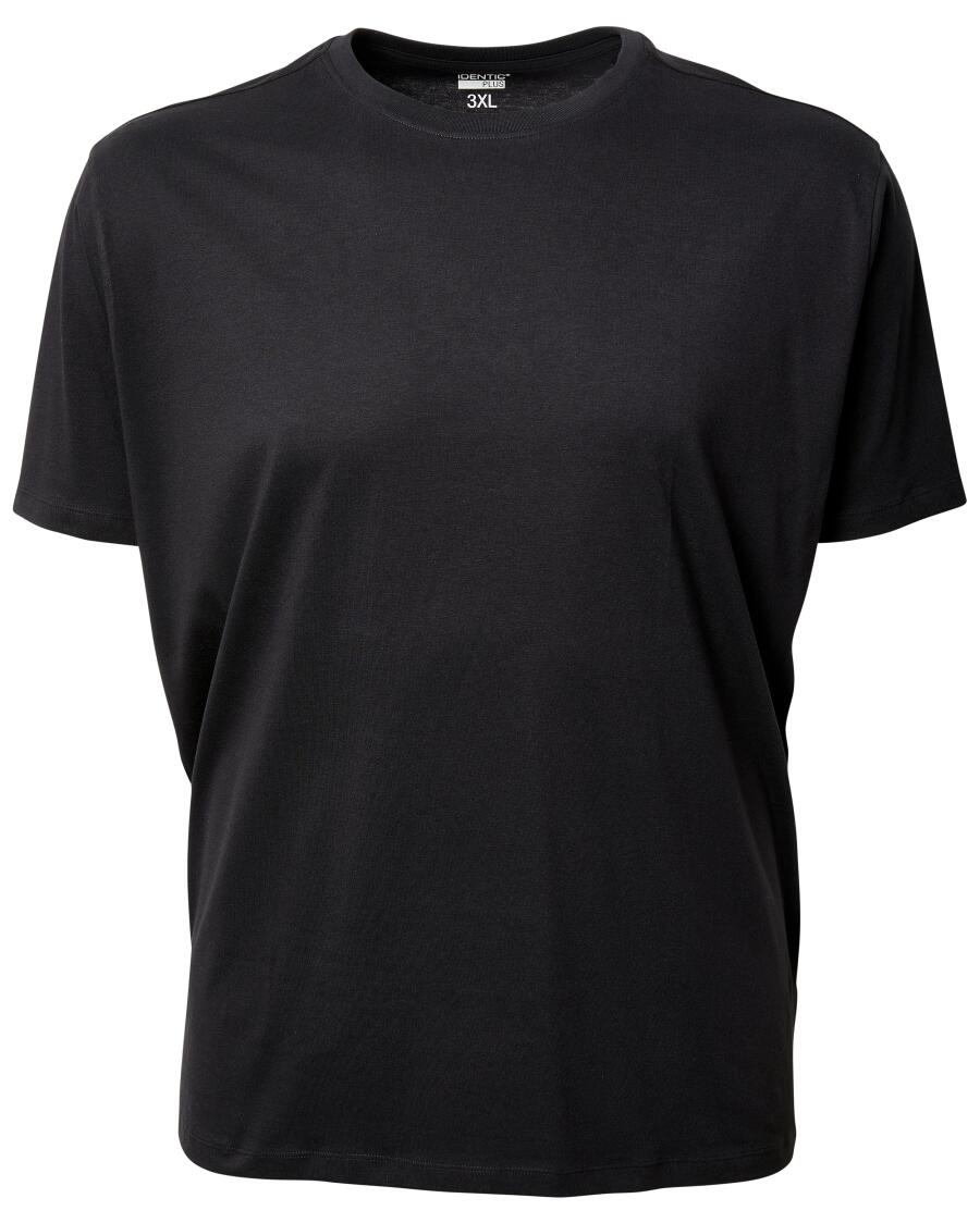 T-Shirt basic Identic Plus, okrągły dekolt