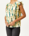 Batik blouse top batik natuurlijk bedrukt