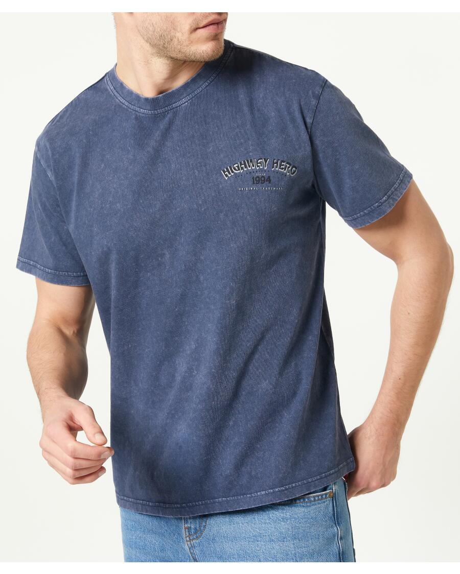 Cooles T-Shirt dunkelblau
