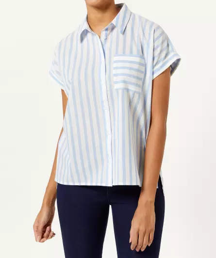Gestreifte Hemdbluse