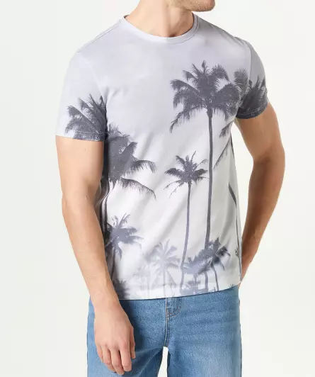 T-Shirt mit Palmen