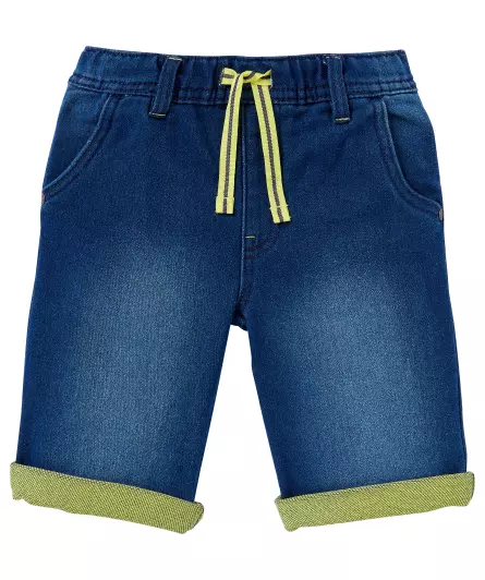 Jeans-Shorts in Bermudalänge