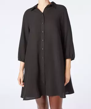 Longbluse mit Kragen