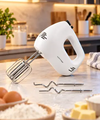 Waves Handmixer 200 Watt, weiß