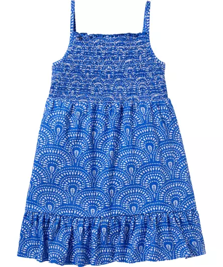 Kleid mit Smok-Effekt