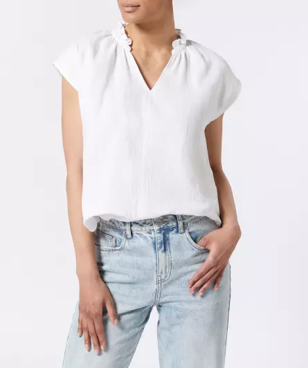 Musselin-Bluse
