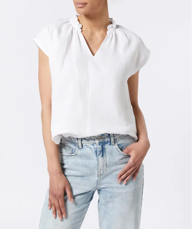Musselin-Bluse