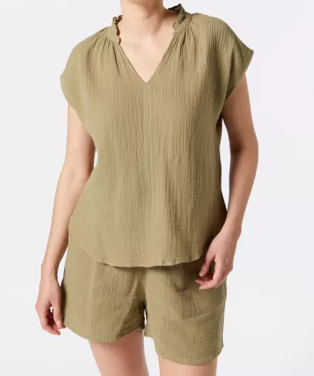 Musselin-Bluse