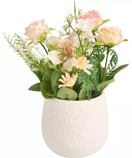 Kunstblume im Topf