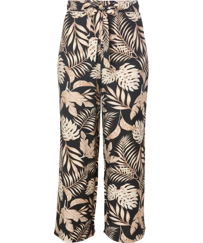Stoffhose mit weitem Bein