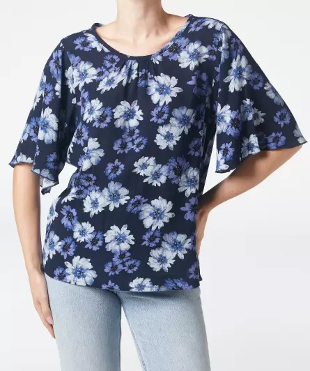Gebloemde blouse