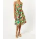 Šaty s tropickým vzorem