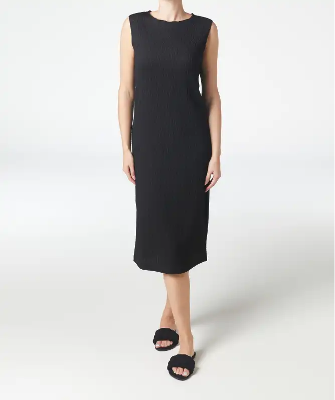 Strukturiertes Midikleid