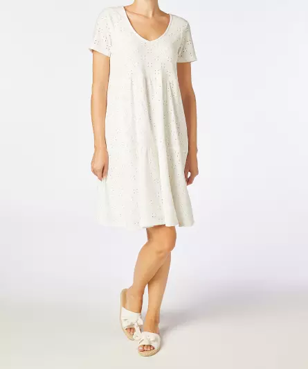 Kleid mit Stickereien