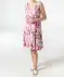 Florales Kleid pink bedruckt