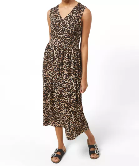 Kleid mit Leopardendruck