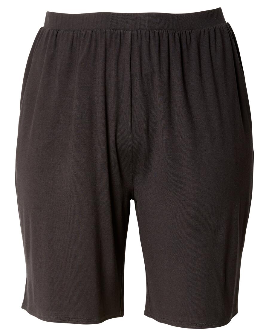 Lockere Bermuda-Shorts schwarz