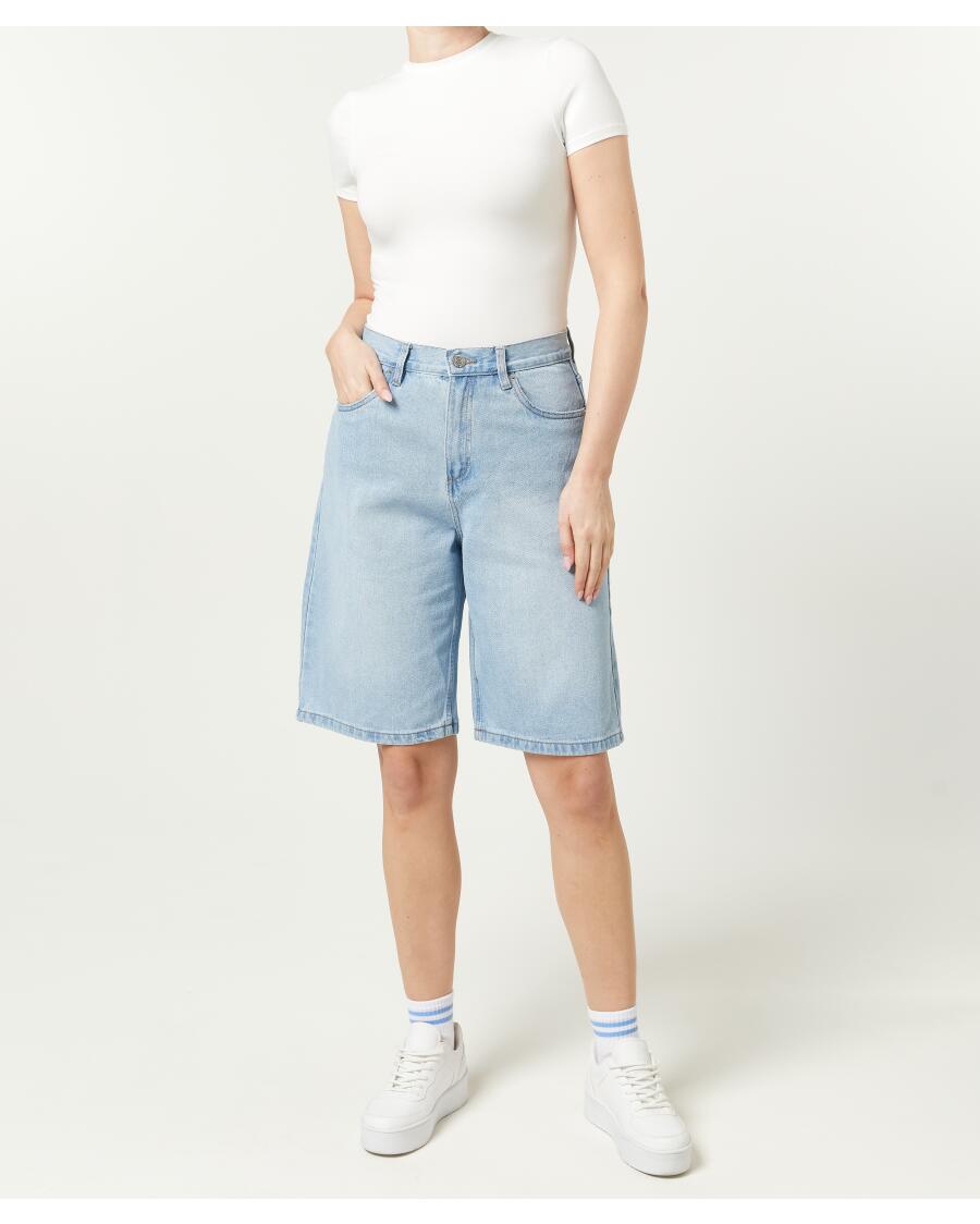 Jeans-Shorts Baggy-Style jeansblau hell