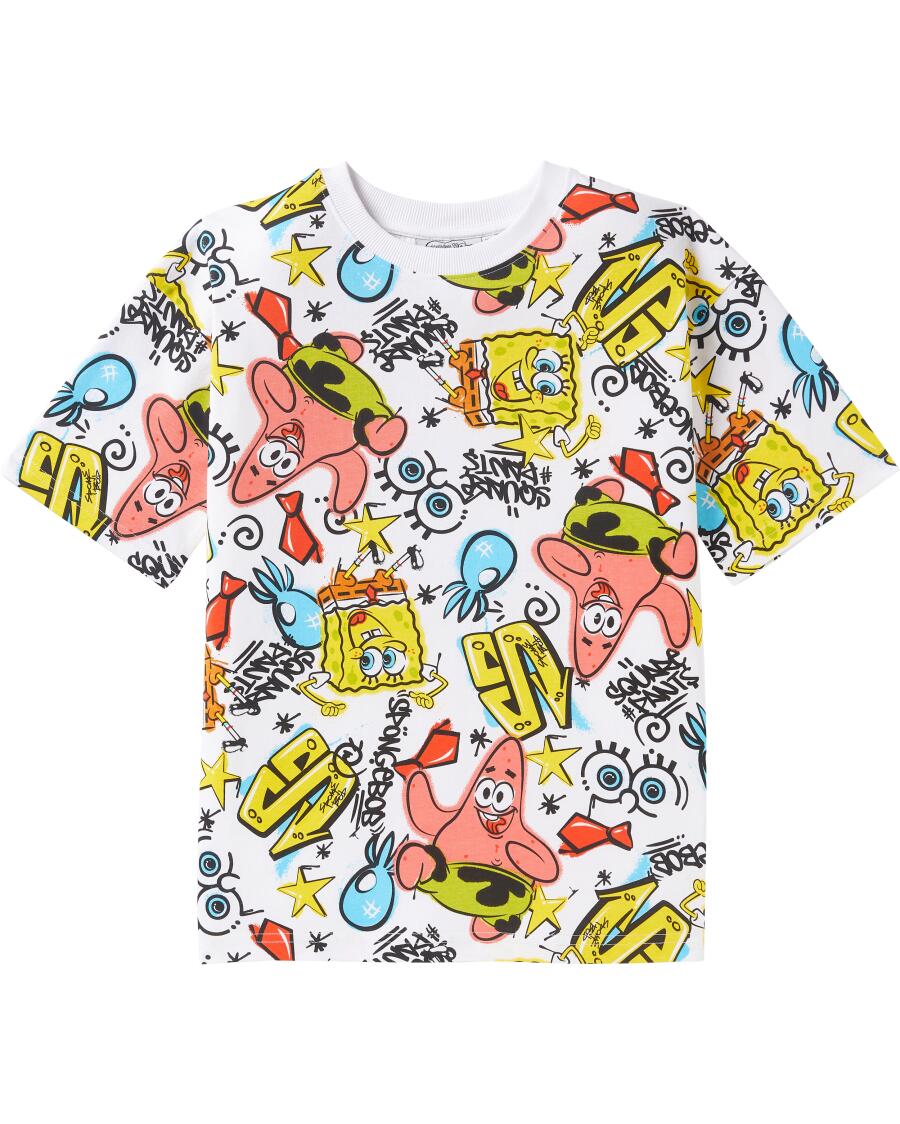 SpongeBob SquarePants T-Shirt weiß