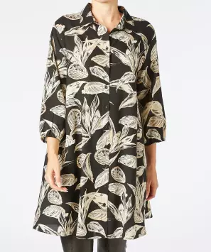 Longbluse aus Viskose