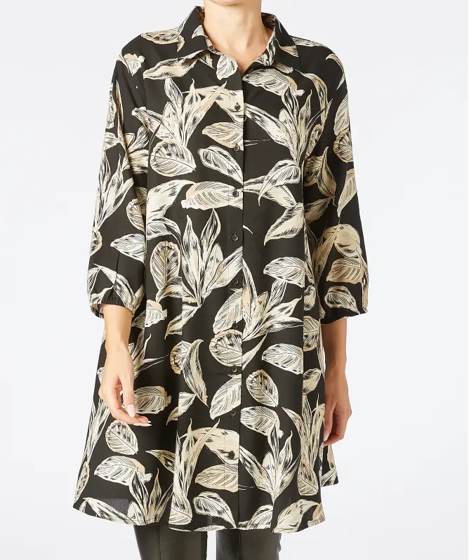 Longbluse aus Viskose
