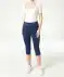 Jeggings capri lengte donker denimblauw
