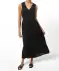 Kleid aus Viskose schwarz